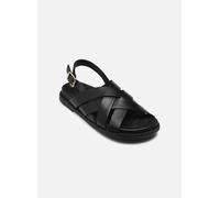 Geox D ADELASH A, Sandalia Deslizante Mujer, Black, 38 EU