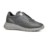 Geox D Alleniee B, Zapatillas Mujer, Gris Oscuro, 34.5 EU
