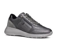Geox D Alleniee BSneaker para Mujer, Gris Oscuro, 39 EU