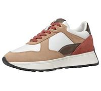 Geox D Amabel A, Zapatillas Mujer, White Dk Skin, 36 EU