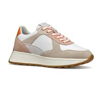 Geox D Amabel A, Zapatillas Mujer, White/Lt Taupe, 38 EU