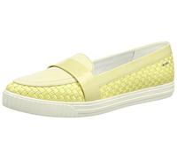Geox D Amalthia C Bailarinas con Punta Cerrada, Mujer, Amarillo (Lt Yellow), 38
