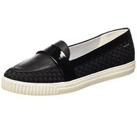 Geox D Amalthia C Bailarinas con Punta Cerrada, Mujer, Negro (Black), 36