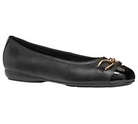Geox D Annytah A - Bailarinas Planas para Mujer, Black, 38 EU