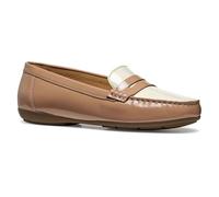 Geox D ANNYTAH Moc A, Mocasín Mujer, Beige/Papyrus, 38 EU
