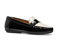 Geox - D ANNYTAH Moc A, Mocasín Mujer, Black/Papyrus,