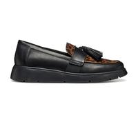 Geox D Arlara, Mocasines Mujer, Negro, 36 EU