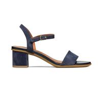 Geox D Aurely 50 B, Sandalia de tacón Mujer, Azul Marino, 35 EU