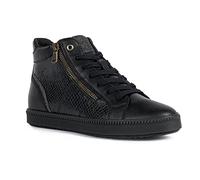 Geox D Blomiee B, Zapatillas Mujer, Negro Black Snake, 35 EU