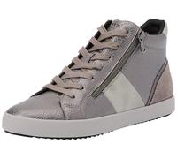 Geox D Blomiee DSneaker para Mujer, Gris Oscuro, 42 EU