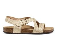 Geox D Brionia B - Sandalias planas para mujer, color dorado, talla 39 EU