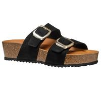Geox - D BRIONIA H A, Sandalia Plana Mujer, Black,