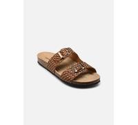 Geox Sandalia plana para mujer D Brionia, color bronce, talla 40 EU