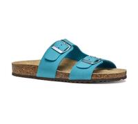 Geox - D BRIONIA L, Sandalia Plana Mujer, Lt Blue,