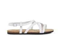 Geox D Brionia Low B, Sandalia Plana, Blanco, 40 EU