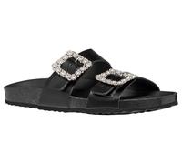 Geox D BRIONIA R A, Sandalia Plana Mujer, Black, 38 EU