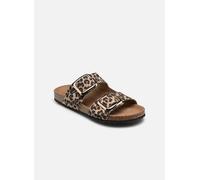 Geox D Brionia R B, Sandalia Plana Mujer, Natural, 38 EU