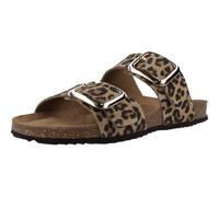 Geox D Brionia R B, Sandalia Plana Mujer, Natural, 38 EU