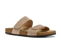 Geox - D BRIONIA R D, Sandalia Plana Mujer, Rose Gold,