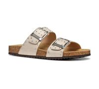 Geox D BRIONIA R I, Sandalia Plana Mujer, Papyrus, 38 EU