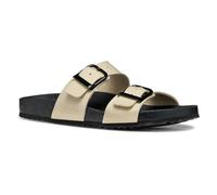 Geox D BRIONIA R M, Sandalia Plana Mujer, Lt Taupe, 38 EU