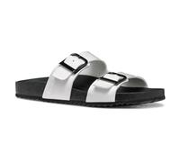Geox - D BRIONIA R M, Sandalia Plana Mujer, White,