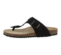 Geox D Brionia, Sandalia Mujer, Negro SK32, 39 EU