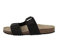 Geox D Brionia, Sandalia Mujer, Negro SL32, 37 EU