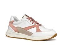 Geox D BULMYA A, Zapatillas Mujer, White/Lt Coral, 37 EU