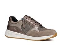Geox D Bulmya B, Zapatillas Mujer, Taupe Dk Beige, 40 EU