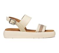 Geox D Camalei D, Sandalia de cuña Mujer, Beige, 38 EU