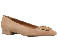 Geox D Charyssa C - Zapatos Planos Tipo Ballet para Mujer, marrón, 36.5 EU