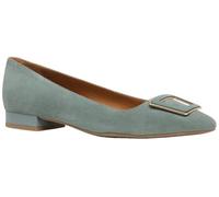 Geox D Charyssa C - Zapatos Planos Tipo Ballet para Mujer, Salvia, 37 EU