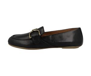 Geox D Cosmopolis + GripMoccasin para Mujer, Black, 38 EU