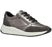 Geox D Cristael E, Zapatillas Mujer, Gun Graphite, 38 EU