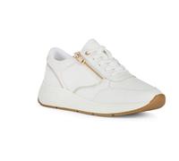 Geox D Cristael E, Zapatillas Mujer, Blanco, 36 EU