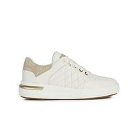 Geox D Dalyla B, Sneakers para Mujer, Multicolor (Off White/Lt Taupe), 37 EU
