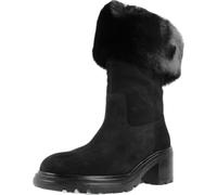 Geox D Damiana, Bota hasta la Rodilla Mujer, Black, 36 EU