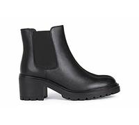 Geox D Damiana E, Botines para Mujer, Negro (Black), 38 EU