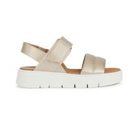 Geox D Dandra 40 A, Sandalia de cuña Mujer, Lt Gold, 38 EU