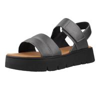Geox D DANDRA 40 A Wedge Sandal, Gun, 38 EU, gris, 38 EU