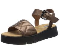 Geox D Dandra 40, Sandalia Mujer, Marrón, 35 EU