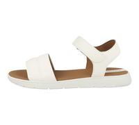 Geox D Dandra C, Sandalia Deslizante Mujer, Blanco, 38 EU