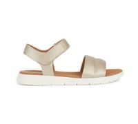 Geox D Dandra C, Sandalia Deslizante Mujer, Lt Gold, 37 EU