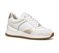 Geox D Desya A, Zapatillas Mujer, White Lt Gold, 40 EU