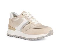 Geox D Desya, Zapatillas Mujer, Lt Gold Lt Taupe, 36 EU
