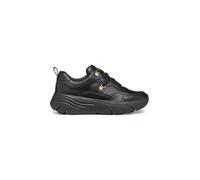 Geox D Diamanta E, Zapatillas Mujer, Black, 37 EU