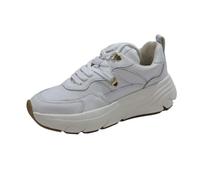 Geox D DIAMANTA E, Zapatillas Mujer, White, 37 EU