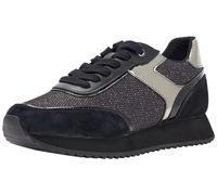 Geox D Doralea A, Zapatillas Mujer, Negro, 38 EU