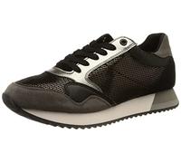 Geox D Doralea B Zapatillas Mujer, Multicolor Black Dk Grey, 37 EU
